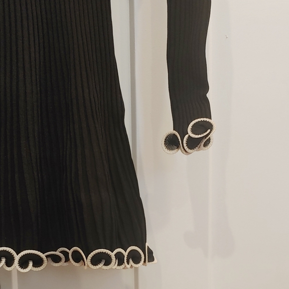 Anthro ML Monique Lhuillier Sona Knit Mini Dress - Picture 7 of 8